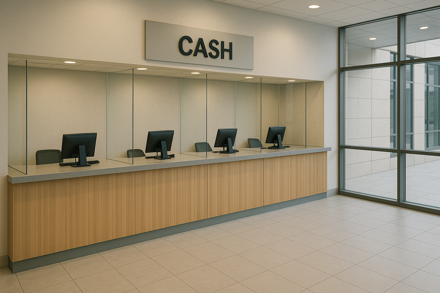 Commercial Cash Counter